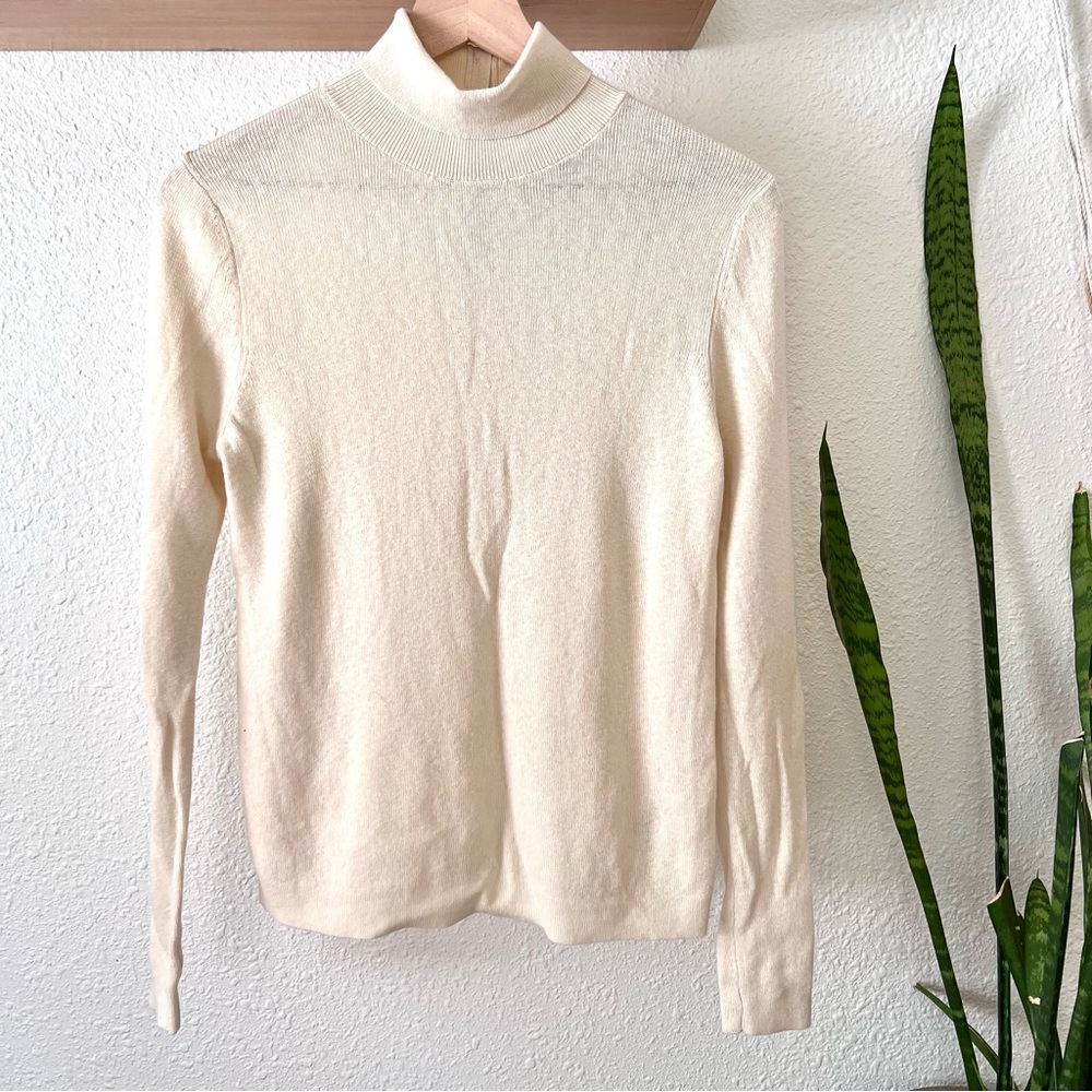 Nili Lotan cotton/cashmere blend turtleneck